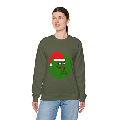 Unisex Pepe Crypto Coin Sweatshirt and Hoodie, Gift for Her, Gift for Him, Gift for Dad, Gift for love, Christmas, Digital Prints, Gift