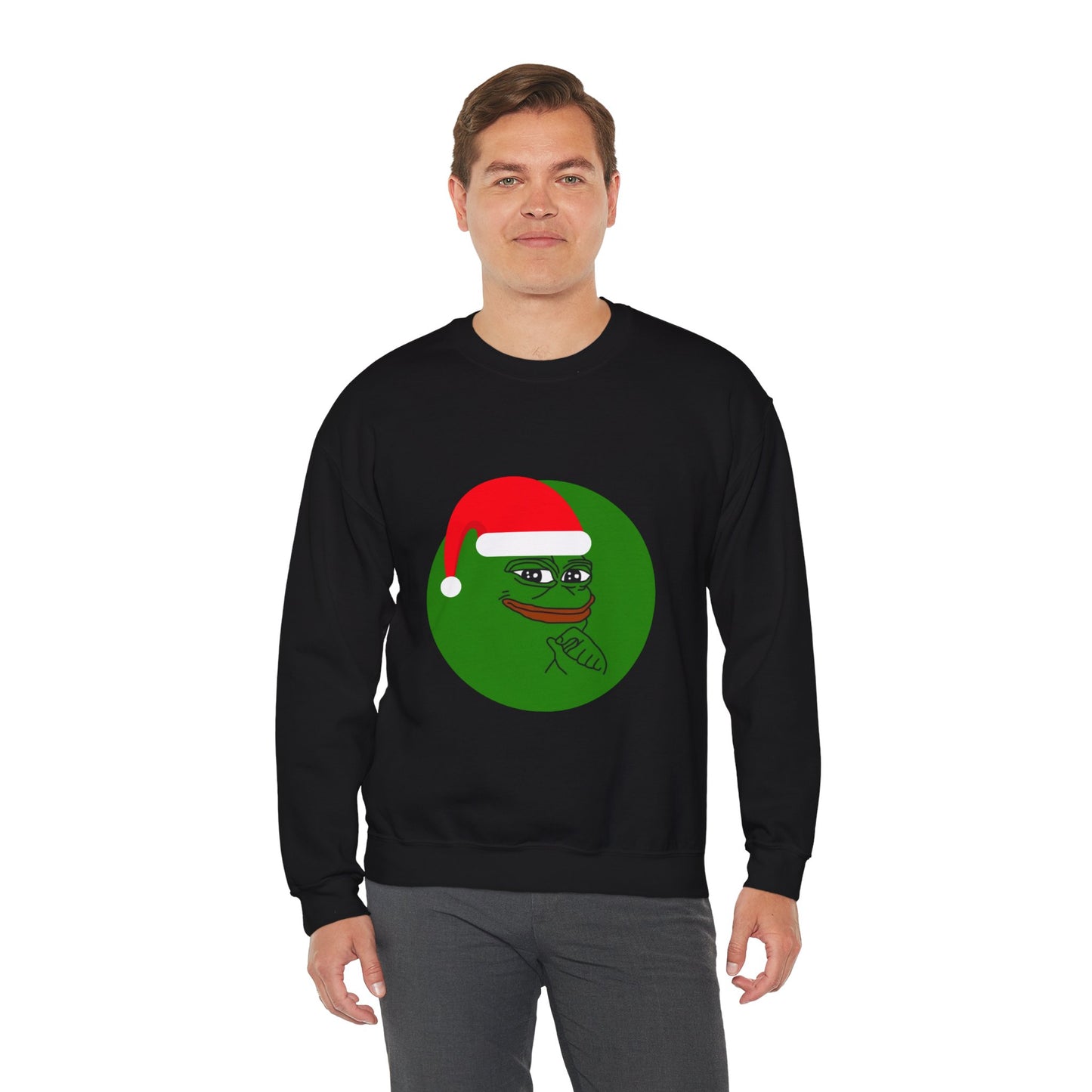 Unisex Pepe Crypto Coin Sweatshirt and Hoodie, Gift for Her, Gift for Him, Gift for Dad, Gift for love, Christmas, Digital Prints, Gift