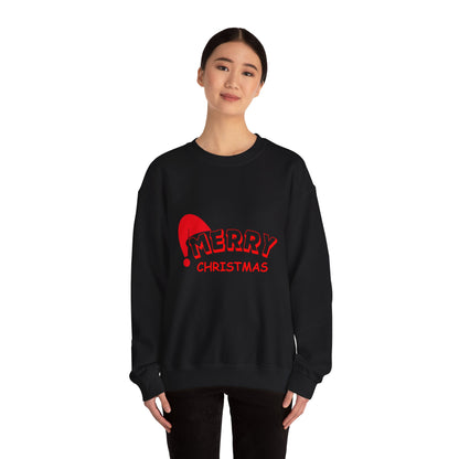 Unisex Merry Christmas Black Sweatshirt and Hoodie, Gift for Dad, Gift for Him, Gift for love, Halloween, Digital Prints, Gift for Her, Gift