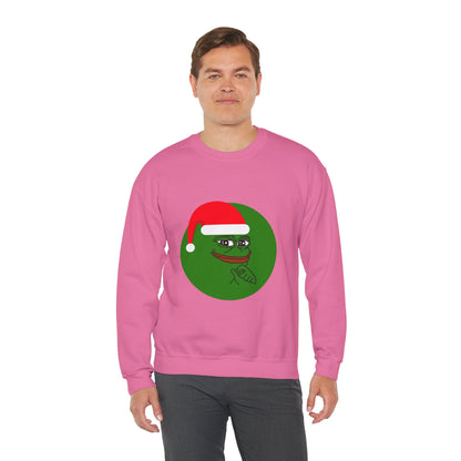 Unisex Pepe Crypto Coin Sweatshirt and Hoodie, Gift for Her, Gift for Him, Gift for Dad, Gift for love, Christmas, Digital Prints, Gift