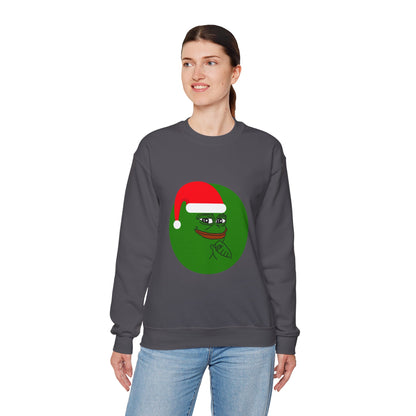 Unisex Pepe Crypto Coin Sweatshirt and Hoodie, Gift for Her, Gift for Him, Gift for Dad, Gift for love, Christmas, Digital Prints, Gift