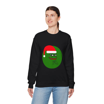 Unisex Pepe Crypto Coin Sweatshirt and Hoodie, Gift for Her, Gift for Him, Gift for Dad, Gift for love, Christmas, Digital Prints, Gift