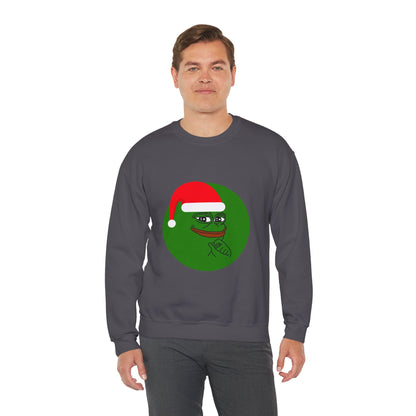 Unisex Pepe Crypto Coin Sweatshirt and Hoodie, Gift for Her, Gift for Him, Gift for Dad, Gift for love, Christmas, Digital Prints, Gift