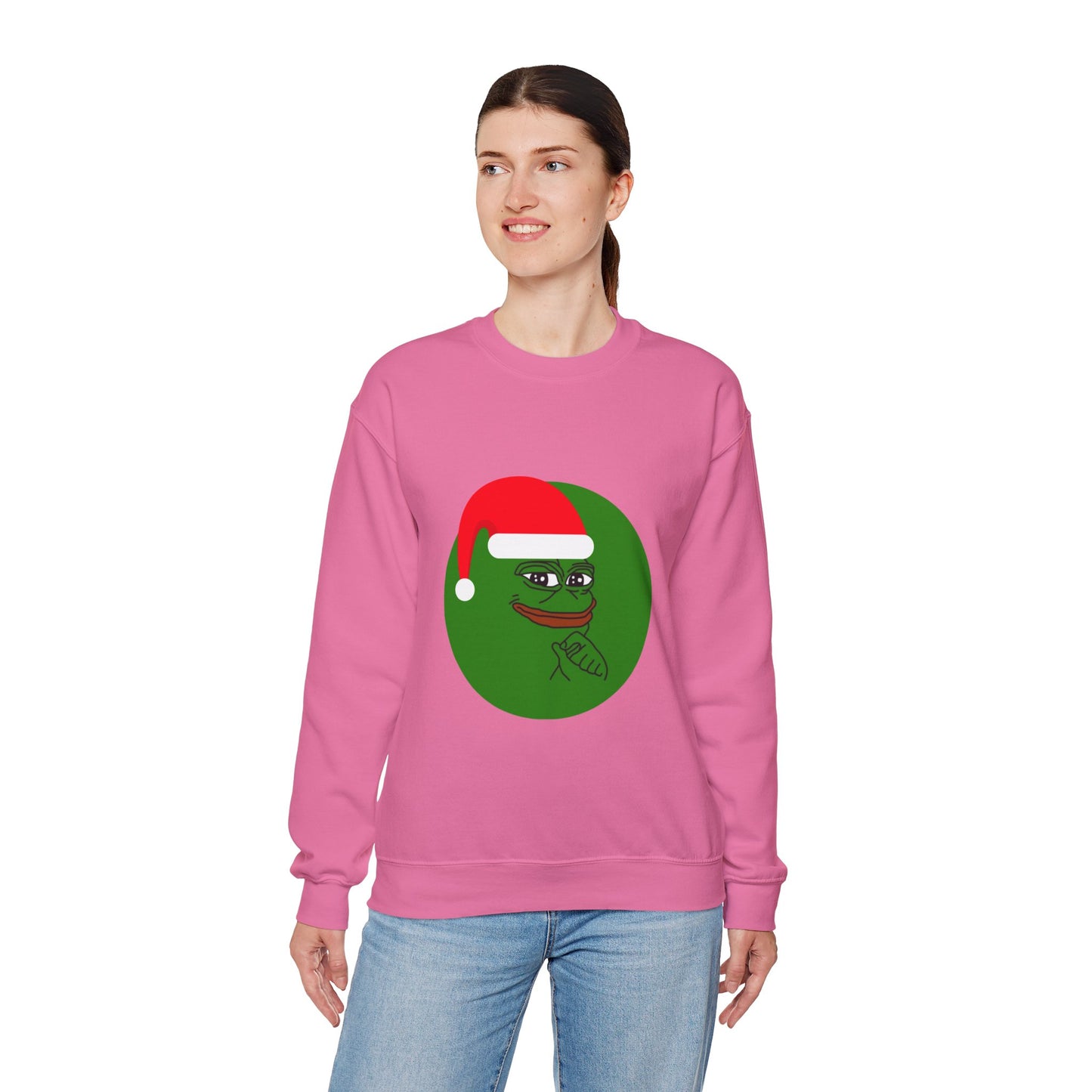 Unisex Pepe Crypto Coin Sweatshirt and Hoodie, Gift for Her, Gift for Him, Gift for Dad, Gift for love, Christmas, Digital Prints, Gift